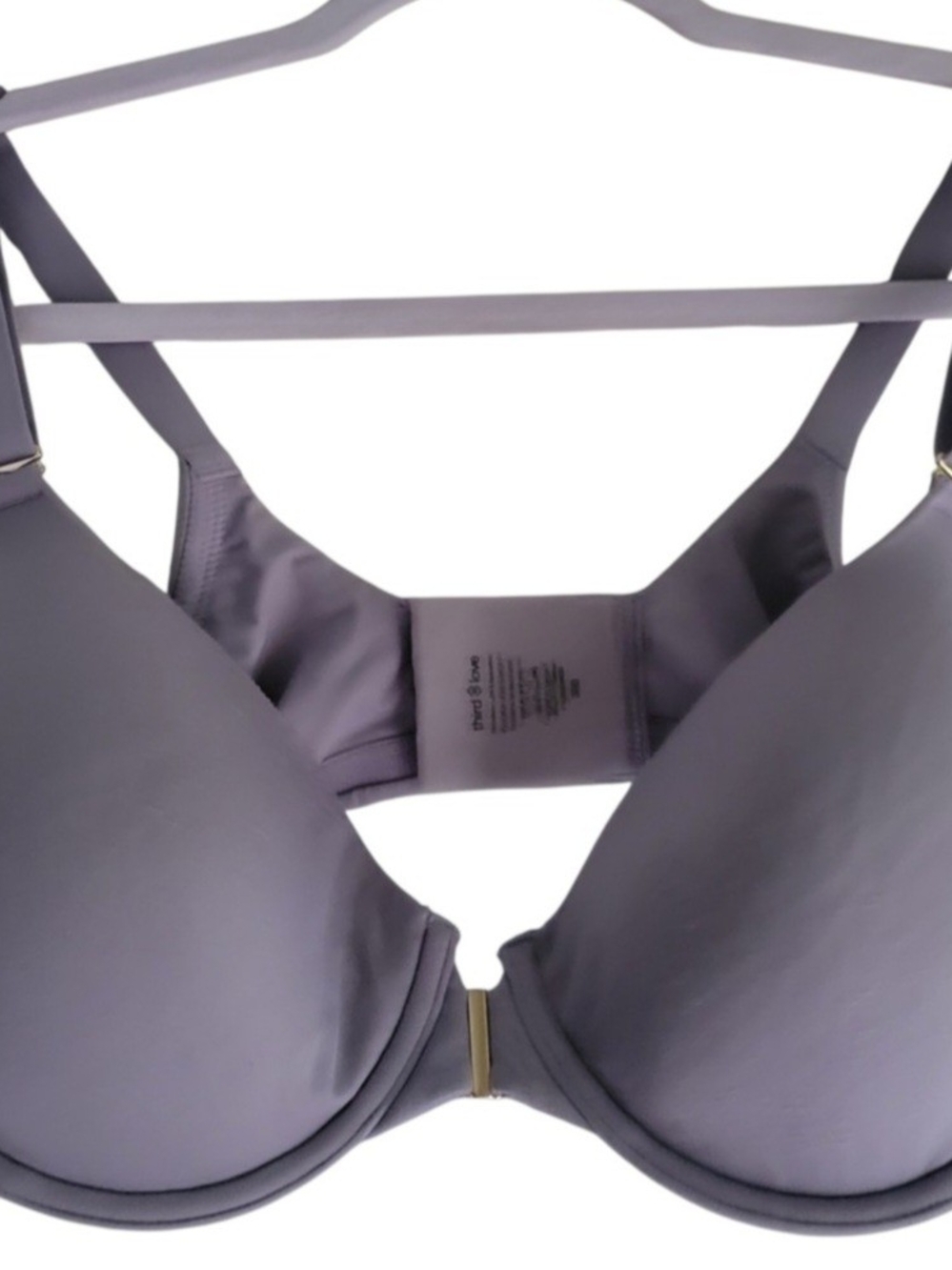 ThirdLove 36B Smooth Front Closure & Back Closure J Hook Bra in Dusty Lavender